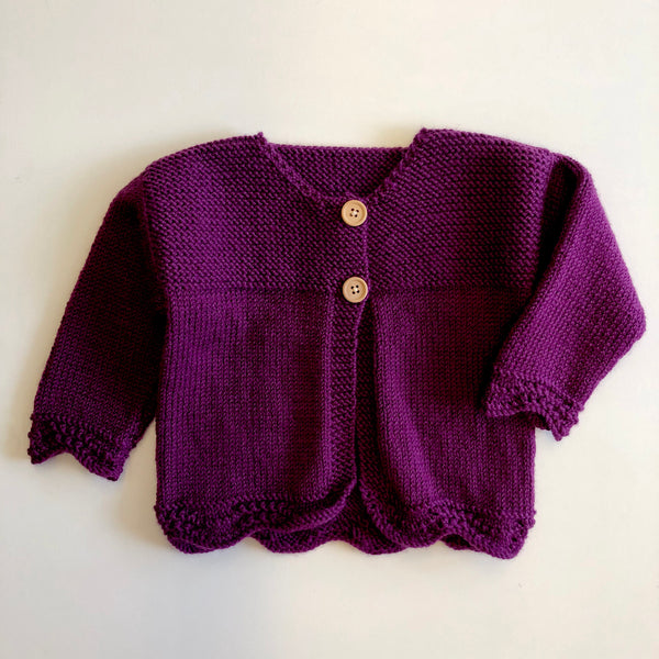 Harper Cardi | Hand knitted | 100% NZ Wool