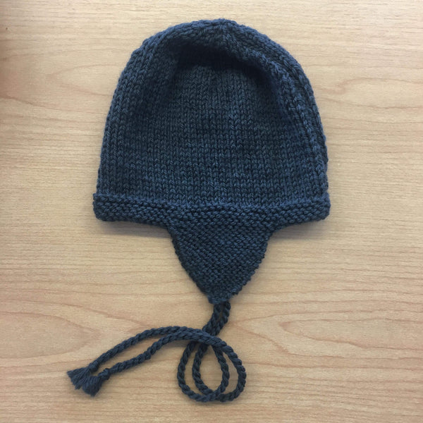 Hand Knitted Aviator Hat | 100% NZ Wool | 5 colours