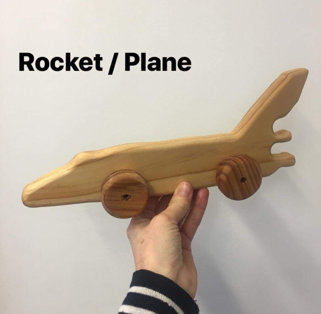 Wooden NZ Pine Vehicles | Handmade | Plane