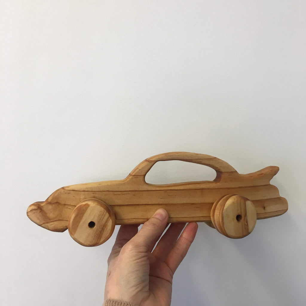 Wooden NZ Pine Vehicles | Handmade | Racing Car