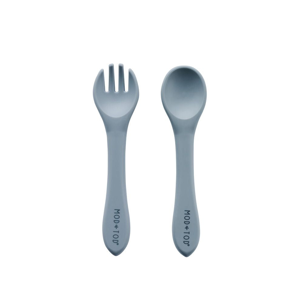 Toddler Cutlery Set | Silicone | Steel