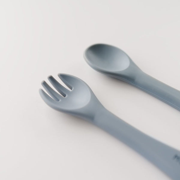 Toddler Cutlery Set | Silicone | Steel