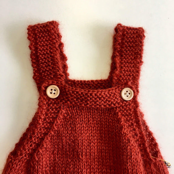 Romper | NZ Merino Alpaca Wool | Hand Knitted in NZ