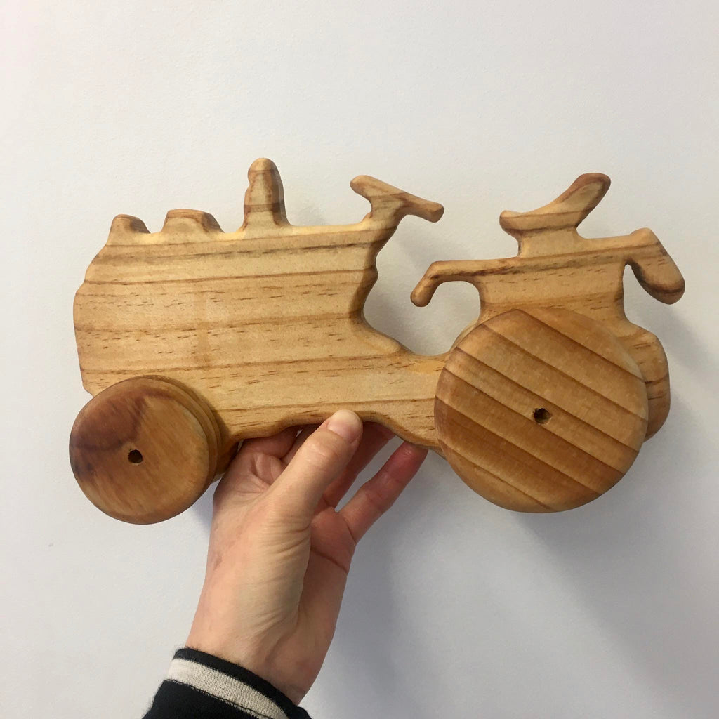 Wooden NZ Pine Vehicles | Handmade | Tractor