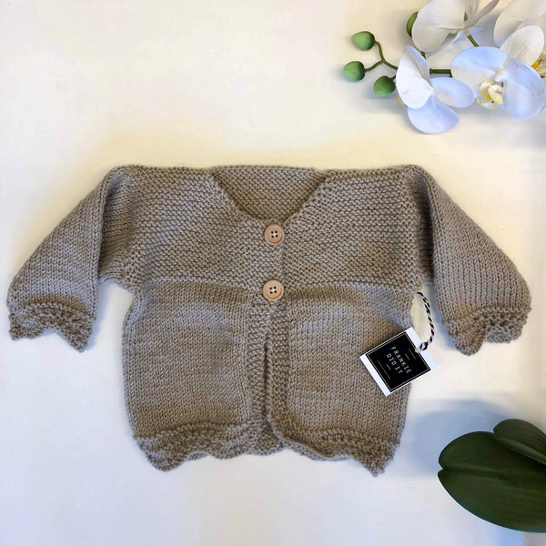 Harper Cardi | Hand knitted | 100% NZ Wool