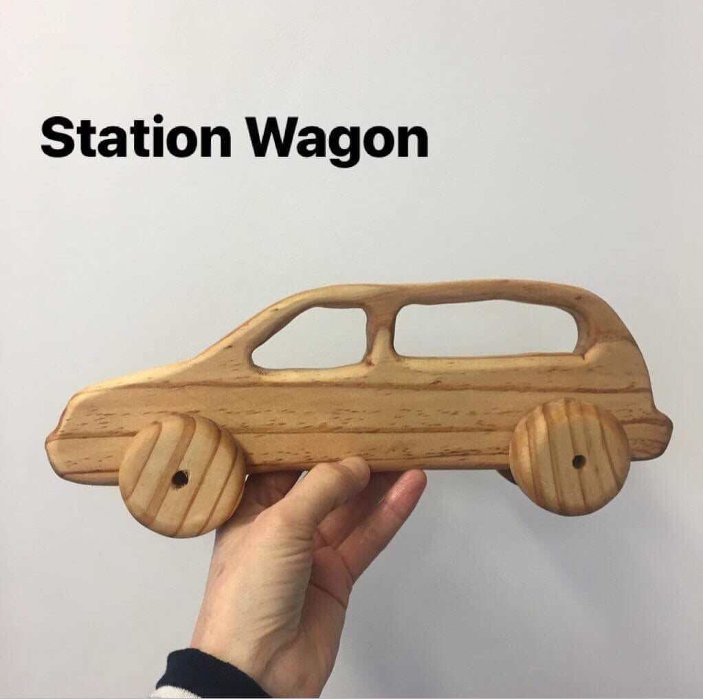 Wooden NZ Pine Vehicles | Handmade | Station Wagon